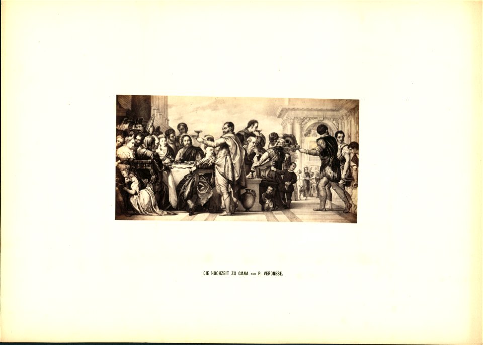 Robert Eich Prachtalbum Die Hochzeit zu Cana von P. Veronese