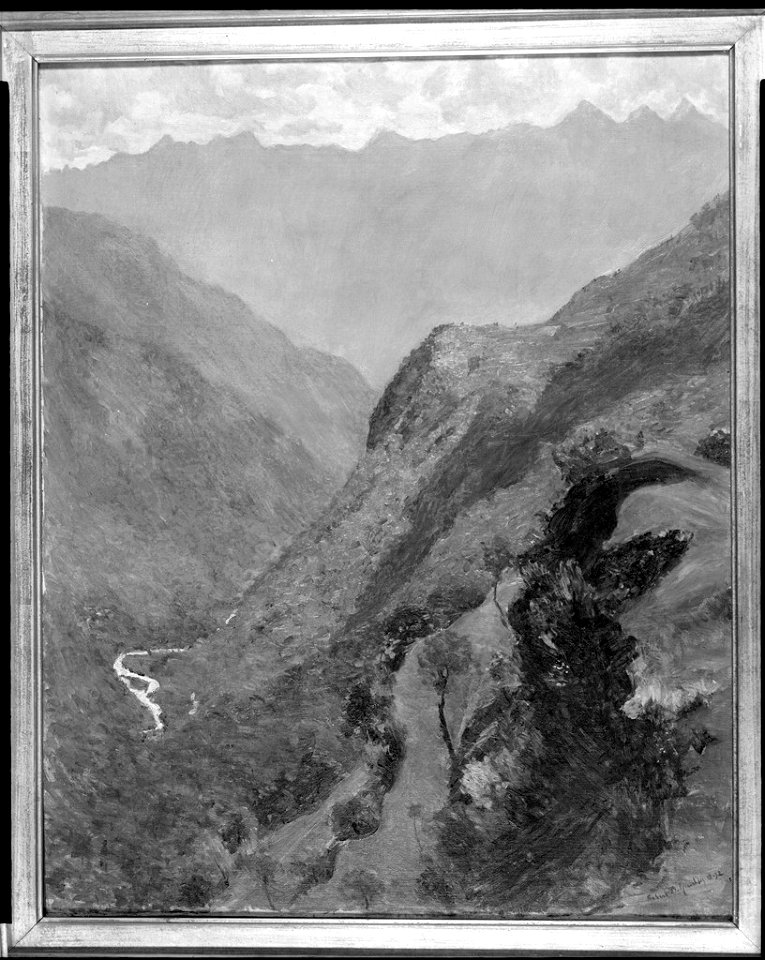 Robert David Gauley - Mountain Pass - 1963.28 - Fogg Museum