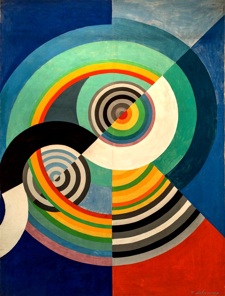 Robert Delaunay - Rythme n°3, décoration pour le salon des Tuileries - 1938 - Musée d'art moderne de la Ville de Paris