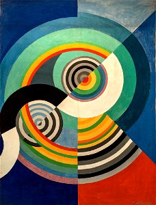 Robert Delaunay - Rythme n°3, décoration pour le salon des Tuileries - 1938 - Musée d'art moderne de la Ville de Paris