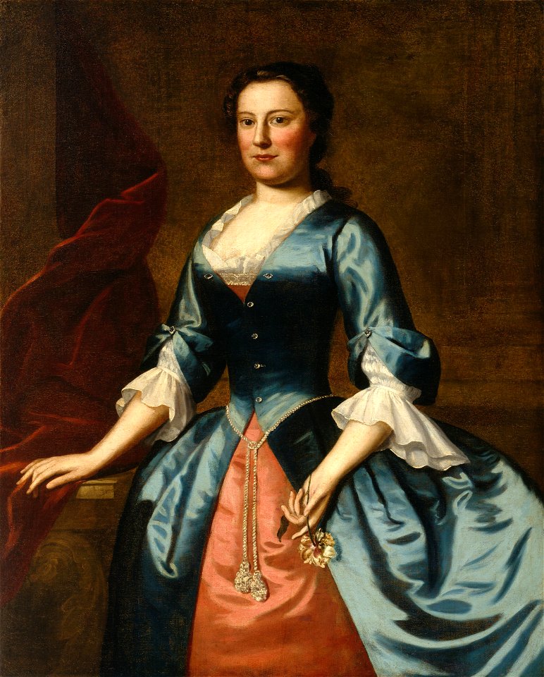 Robert Feke - Portrait of Mrs. Samuel McCall, Sr. (Anne McCall, 1720–1785) - B.71.81 - Museum of Fine Arts