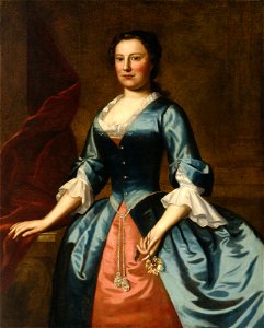Robert Feke - Portrait of Mrs. Samuel McCall, Sr. (Anne McCall, 1720–1785) - B.71.81 - Museum of Fine Arts