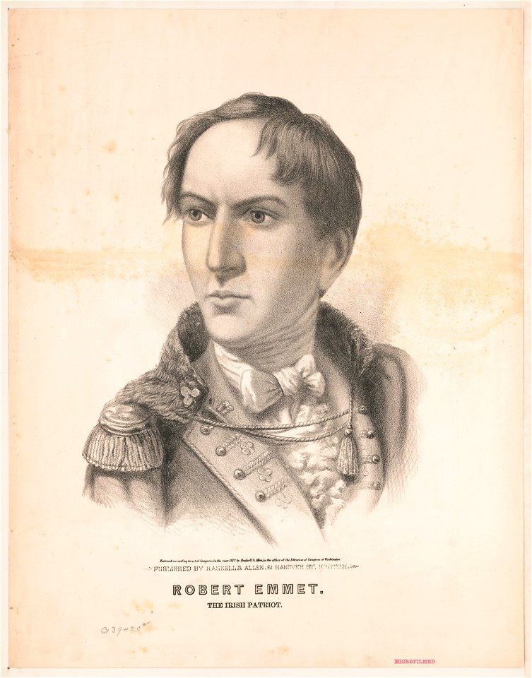 Robert Emmet, the Irish patriot LCCN2013645228