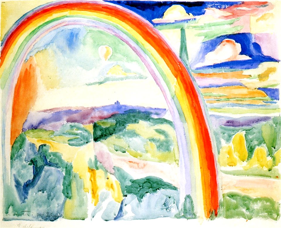 Robert Delaunay - Rainbow - 1913 - Private collection