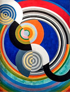 Robert Delaunay - Rythme n°2, décoration pour le salon des Tuileries - 1938 - Musée d'art moderne de la Ville de Paris