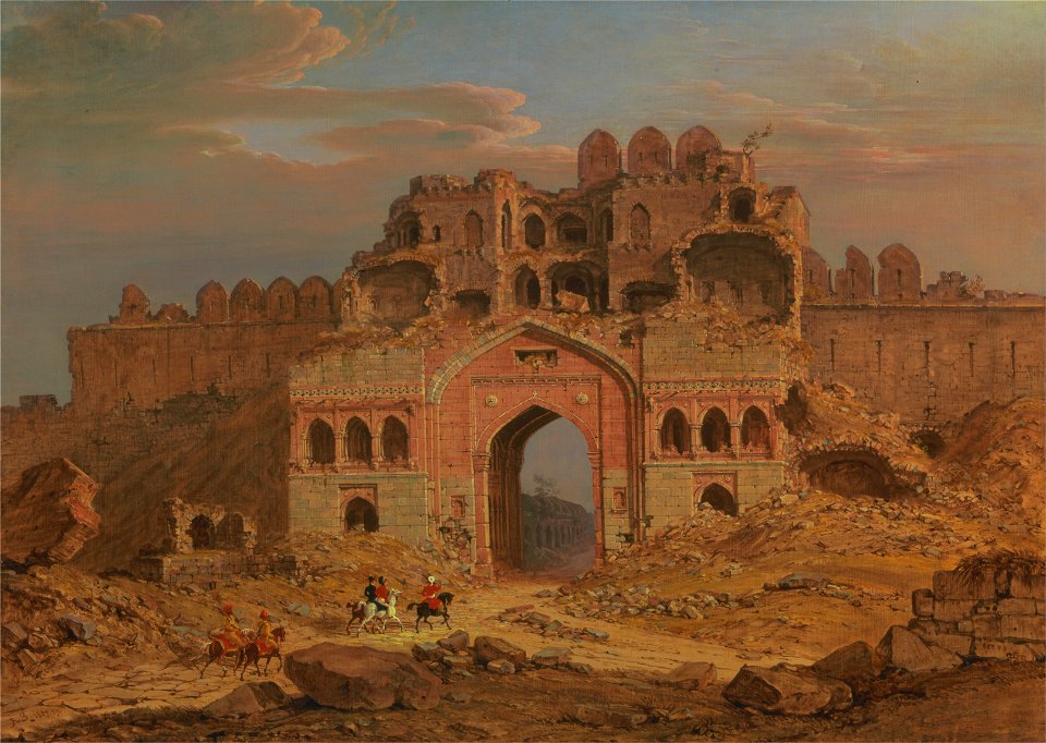 Robert Smith - Inside the Main Entrance of the Purana Qila, Delhi - Google Art Project