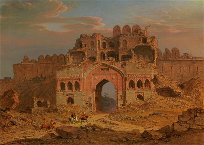 Robert Smith - Inside the Main Entrance of the Purana Qila, Delhi - Google Art Project