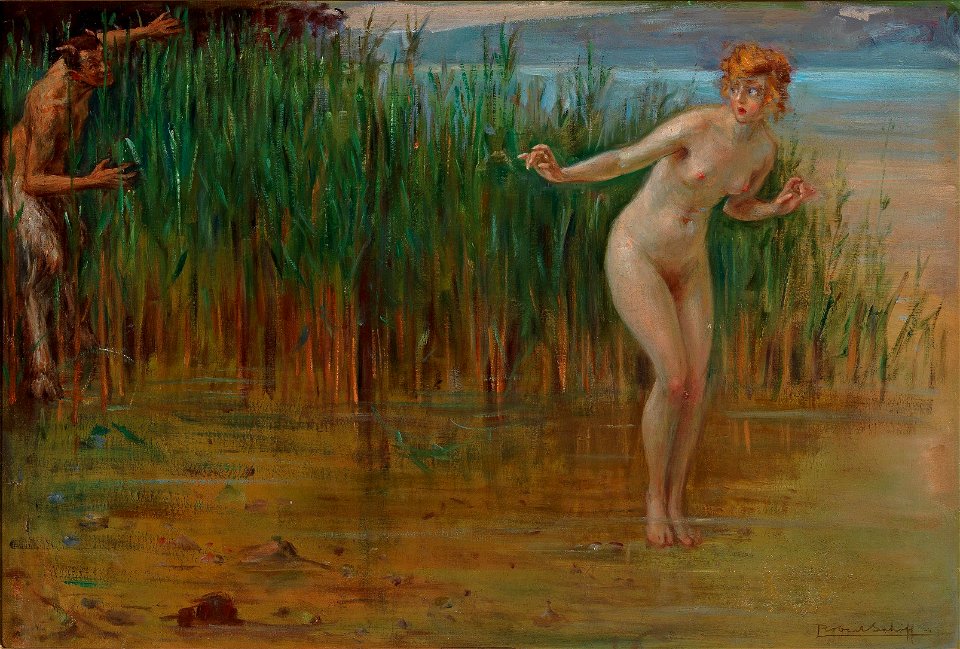 Robert Schiff Vom Faun überrascht