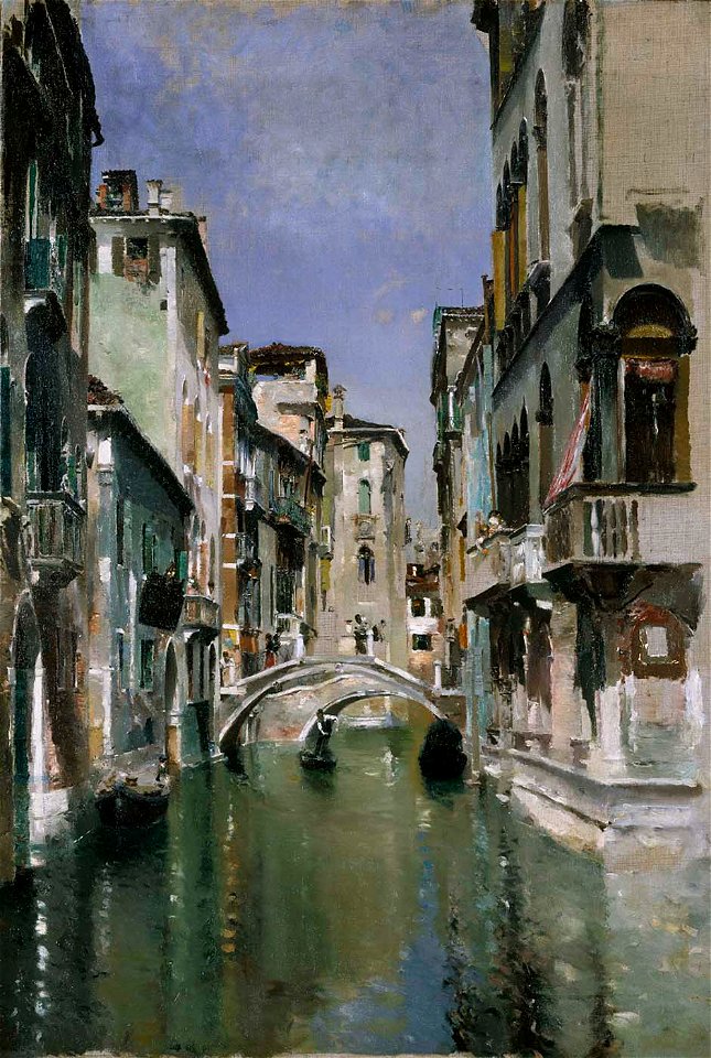 Robert Frederick Blum - Canal in Venice, San Trovaso Quarter - 1909.7.7 - Smithsonian American Art Museum
