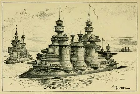 Robida - Le Vingtième siècle - la vie électrique, 1893 (page 101 crop)