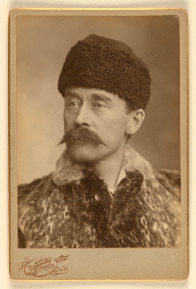 Robert Edwin Peary by George N. Rockwood, c. 1896, gelatin silver print, from the National Portrait Gallery - NPG-NPG 80 74