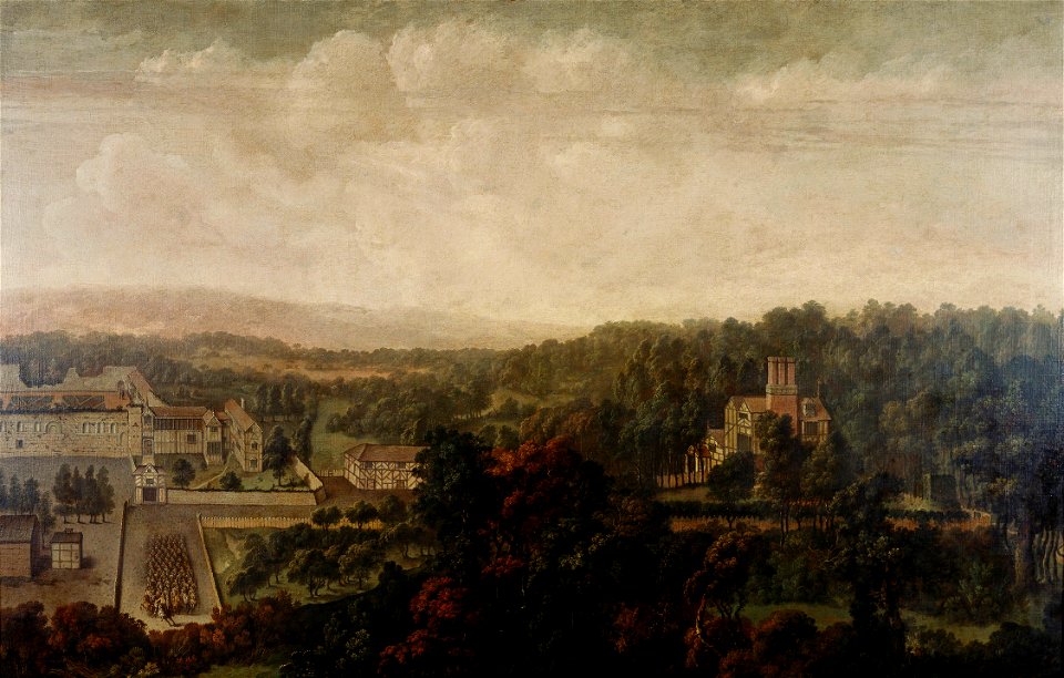 Robert Streeter (1624-80) - Boscobel House and White Ladies - RCIN 404761 - Royal Collection