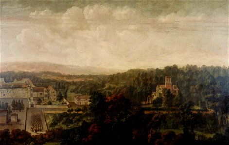 Robert Streeter (1624-80) - Boscobel House and White Ladies - RCIN 404761 - Royal Collection