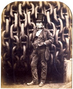 Robert Howlett - Isambard Kingdom Brunel and the launching chains of the Great Eastern - Google Art Project