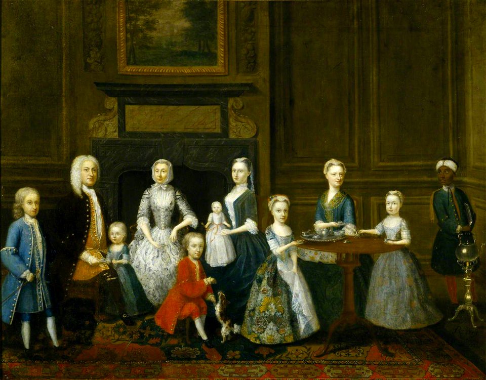 Robert West (d.1770) - Thomas Smith (1699-1700–1744), and His Family at Tea - 446713 - National Trust