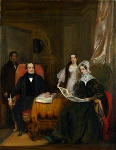 Robert Scott Lauder - James Arnold (1781-1868) and family - H574 - Harvard Art Museums
