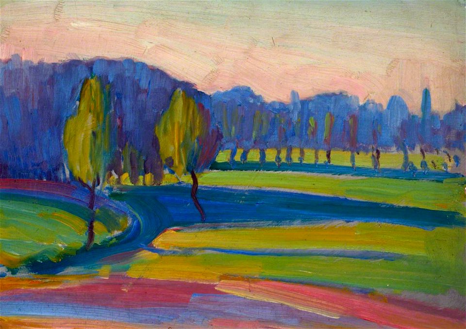 Robert Polhill Bevan (1865-1925) - Meadows, Poland - 1449133 - National Trust