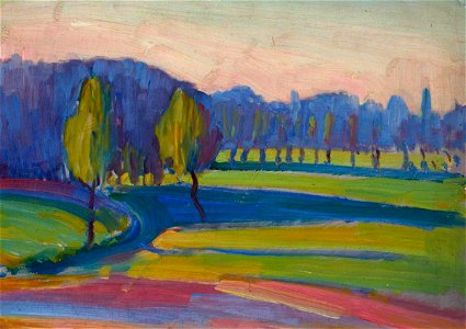 Robert Polhill Bevan (1865-1925) - Meadows, Poland - 1449133 - National Trust