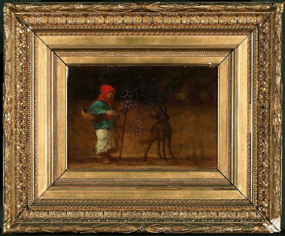 Robert Loftin Newman - Little Red Riding Hood and the Wolf - RES.17.105 - Museum of Fine Arts