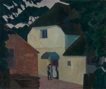 Robert Polhill Bevan - The Caller at the Mill - Google Art Project