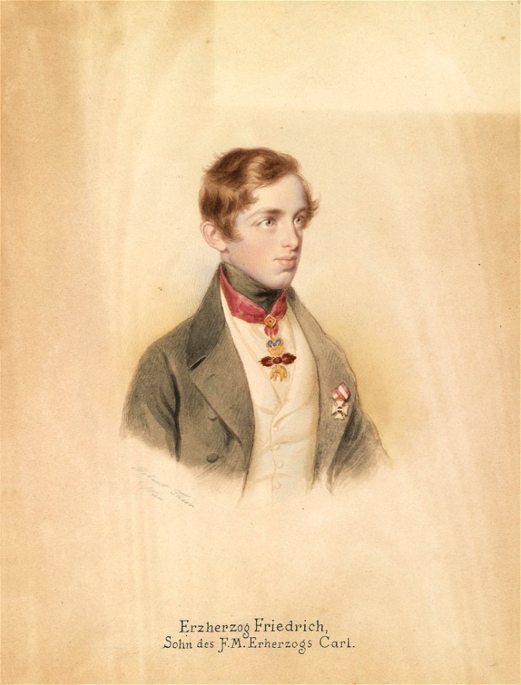 Robert Theer Portrait Erzherzog Friedrich