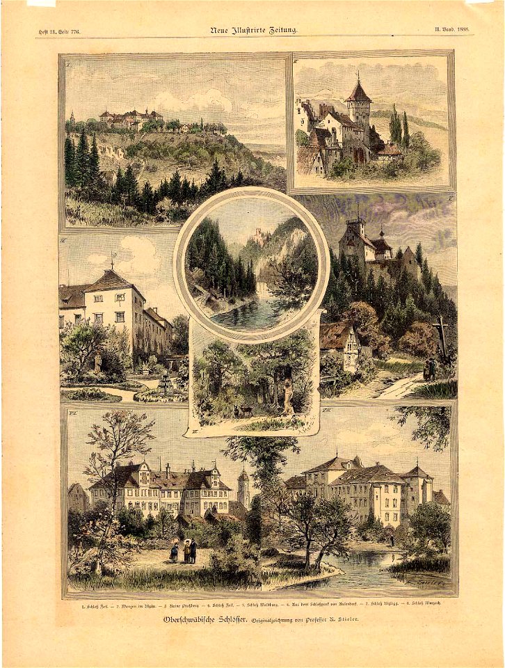 Robert Stieler Oberschwäbische Schlösser 1888