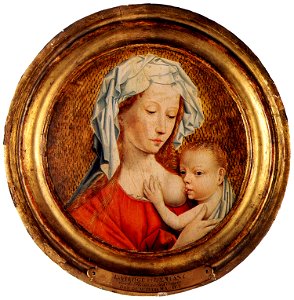 RobertCampin-Madonna-and-child-1897. Free illustration for personal and commercial use.