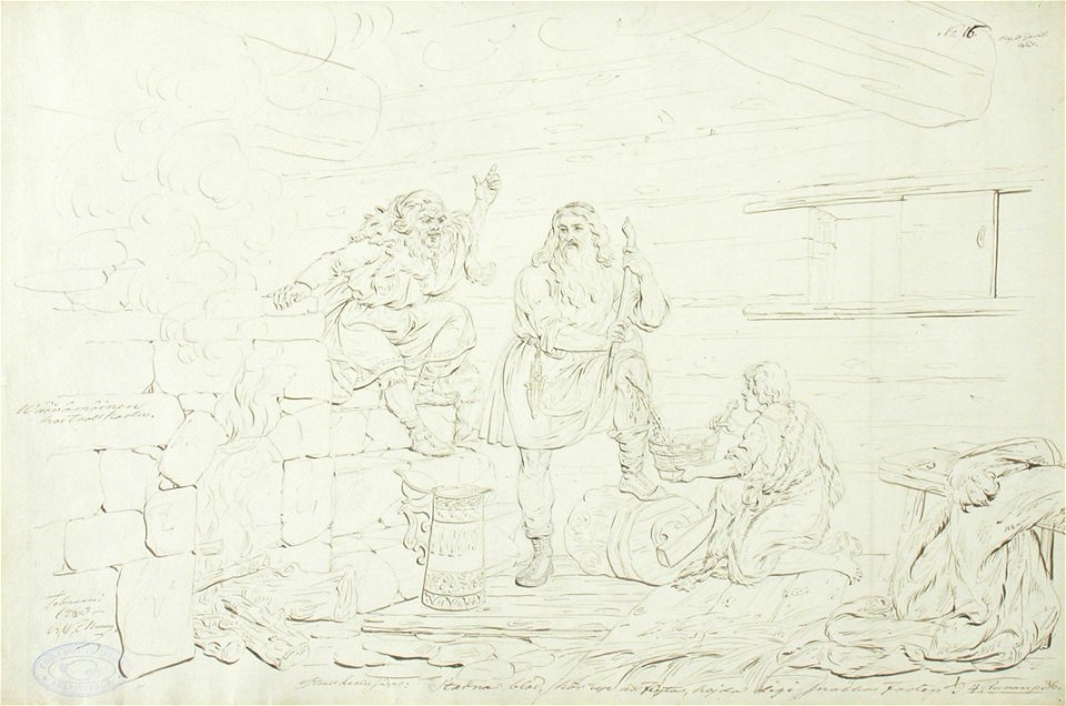 Robert Wilhelm Ekman - The Knee Wound of Väinämöinen