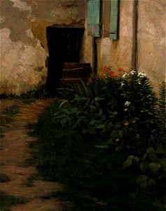 Robert Henry Logan - A Garden Path - 1983.26 - Smithsonian American Art Museum