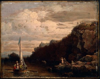 Robert Salmon - Rocks at Nahant, Swallow's Cove - 01.6219 - Museum of Fine Arts
