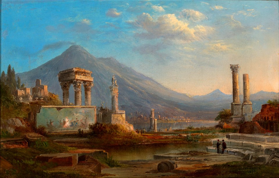 RobertDuncanson-Vesuvius n Pompeii 1870