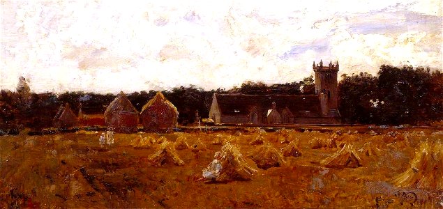 Robert Noble (1857-1917) - Dirleton Church, East Lothian - N03313 - National Gallery