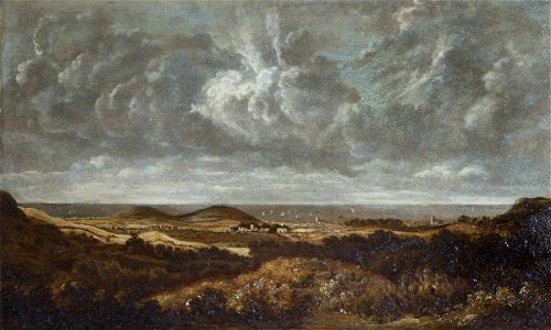 Robert Ladbrooke (1770-1842) - Beeston Regis from the 'Roman Camp' - 1401289 - National Trust