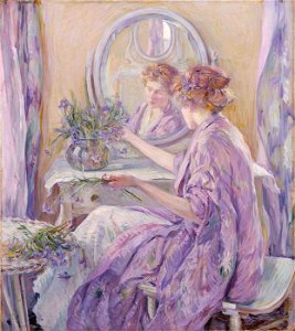 Robert Reid - The Violet Kimono - 1929.6.88 - Smithsonian American Art Museum