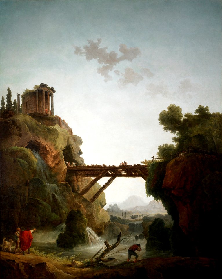 Hubert Robert - Fantastic View of Tivoli - 524-1955 - Saint Louis Art Museum