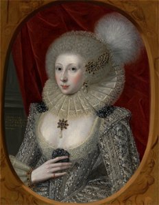 Robert Peake the Elder - Portrait of a Woman, Possibly Frances Cotton, Lady Montagu, of Boughton Castle, Northamptonshire - Google Art Project