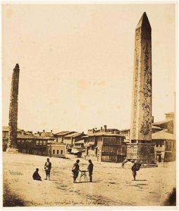 ROBERTSON Constantinople, Obelisk in the Hippodrome ca 1854