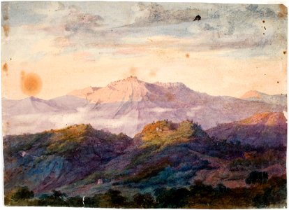 Robert Wilhelm Ekman - Landscape from the Sabine Mountains - A I 457-210 - Finnish National Gallery