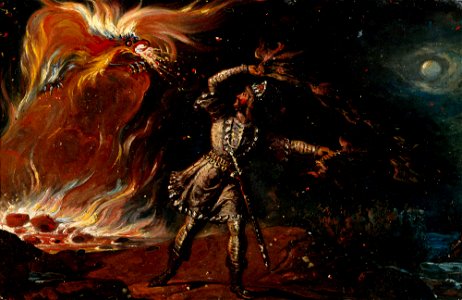 Robert Wilhelm Ekman - Lemminkäinen and the Fiery Eagle - A I 457-307 - Finnish National Gallery