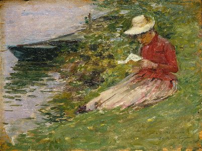 Brooklyn Museum - La Roche Guyon - Theodore Robinson - overall