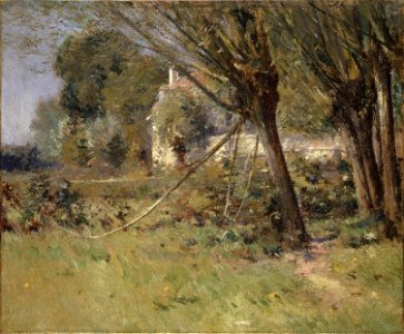 Brooklyn Museum - Willows - Theodore Robinson - overall. Free illustration for personal and commercial use.