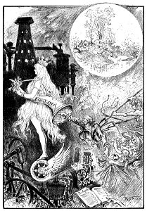Robida - Le Vingtième siècle - la vie électrique, 1893 (page 81 crop)