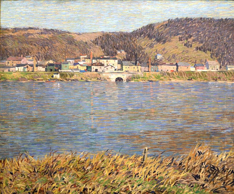 Robert Spencer - The River-March - 1927.1878.1 - Reading Public Museum