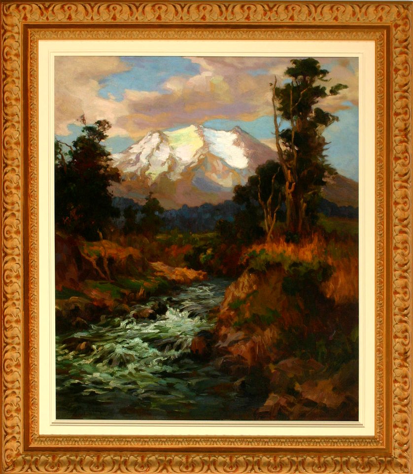 Robert Procter - Mt Ruapehu - Sarjeant Gallery