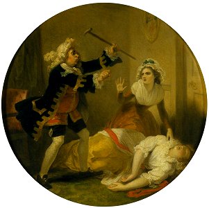 Robert Smirke (1753-1845) - A Scene from 'The Busybody' from 1709 by Mrs Centlivre, née Susanna Carroll - 446704 - National Trust