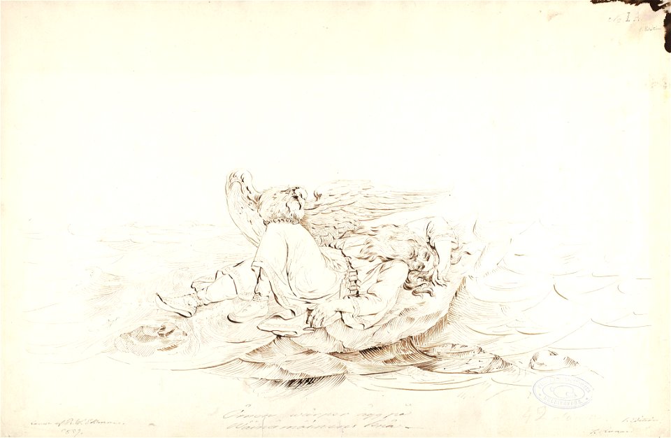 Robert Wilhelm Ekman - Väinämöinen and the Eagle from Old Kalevala
