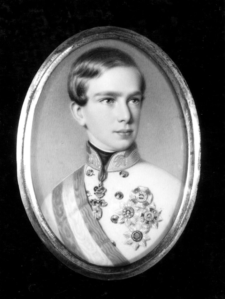Robert Theer - Frans Josef, 1830-1916, tysk-romersk kejsare - NMGrh 2475 - Nationalmuseum