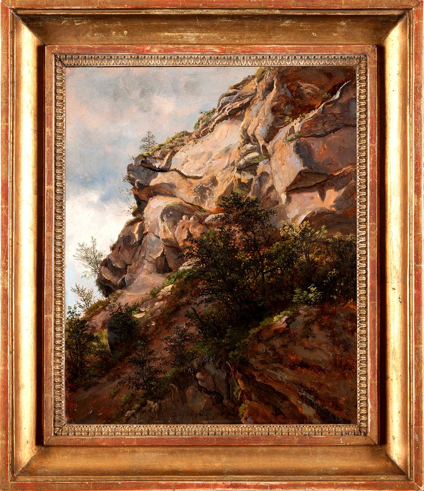 Rock at Berchtesgaden (Thomas Fearnley) - Nationalmuseum - 22071