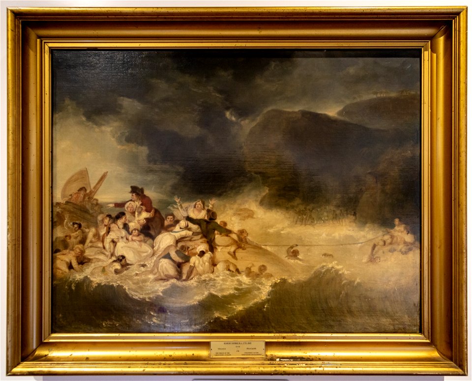 Robert Smirke-The wreck of the 'Grosvenor'-0713