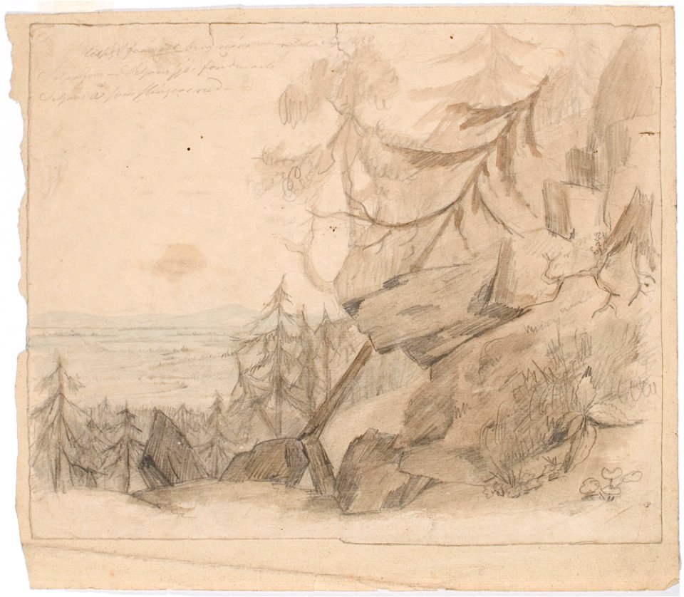 Robert Wilhelm Ekman - Landscape from Siljan - A I 457-143 - Finnish National Gallery